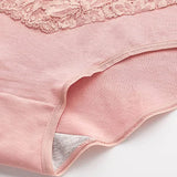 INTIMO SECRETS Women’s High-Waist Lace Cotton Panties – Comfortable & Sexy