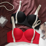 INTIMO SECRETS Women’s Seamless Wire-Free Bra & Brief Set – Scarless Comfort for Small Breasts