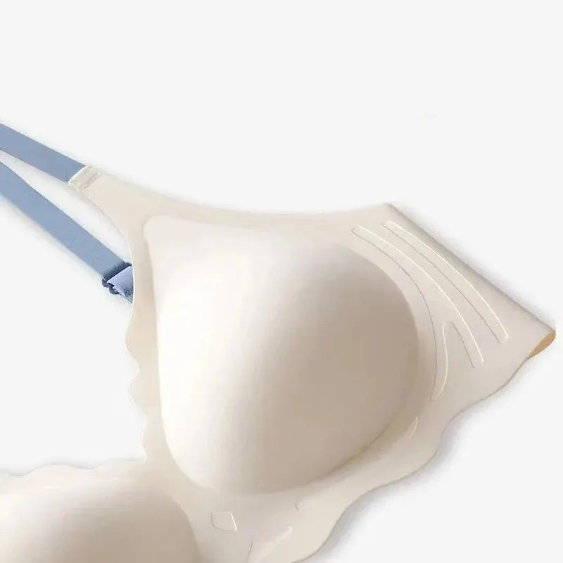 INTIMO SECRETS Women’s No-Trace Wireless Bra – Adjustable Slim Beauty Back