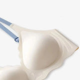 INTIMO SECRETS Women’s No-Trace Wireless Bra – Adjustable Slim Beauty Back