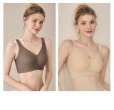 INTIMO SECRETS Plus Size Seamless Push-Up Bra – Wireless Padded Bralette (M-5XL)