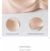 INTIMO SECRETS English Ice Silk Bra Set – Thick Cup, Wire-Free, Gathered Lingerie