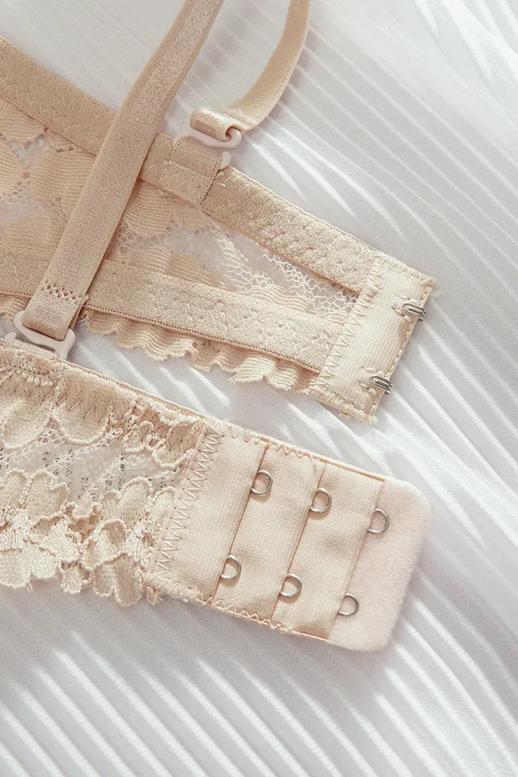 INTIMO SECRETS Thickened A-Cup Bra – Small Bust Support Double Bralette