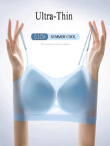 INTIMO SECRETS Ice Silk Seamless Bra - Plus Size Wireless Cooling Top