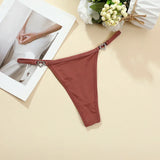 INTIMO SECRETS Women’s Low-Rise Heart Decoration G-String Thong