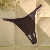 INTIMO SECRETS Ruffles Seamless Thong – Invisible T-Back Underwear for Women