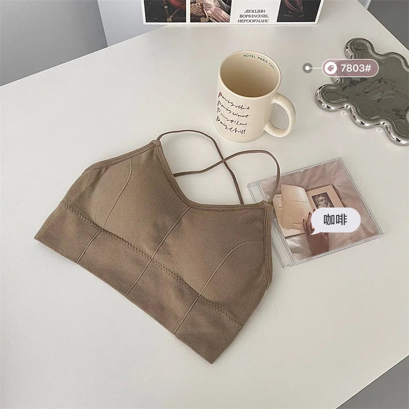 Women Push Up Seamless Sports Bra Workout Female Sport Top Crop Fitness Active Wear for Brassiere Women's Comfort Bra