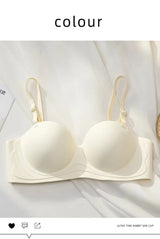 INTIMO SECRETS Strapless Push-Up Bra – Seamless, Wireless, 3/4 Cup