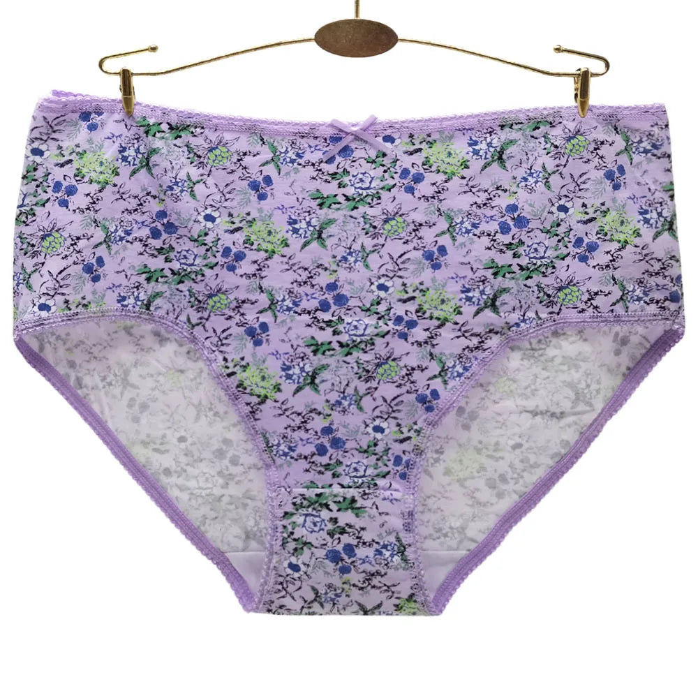 INTIMO SECRETS 3PCS Cotton Panties – Plus Size Women’s Cozy Lingerie