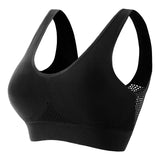 INTIMO SECRETS Women’s Wireless Sports Bra – Breathable Yoga Vest with Removable Pads