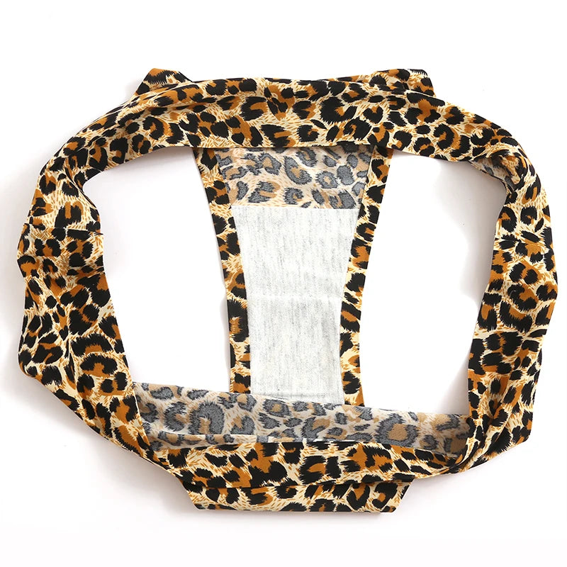 INTIMO SECRETS 3PCS Leopard Thongs – Seamless Satin G-String Underwear for Women