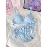 INTIMO SECRETS Hello Kitty Girls’ Cartoon Slimming Bra – Comfortable Active Underwear