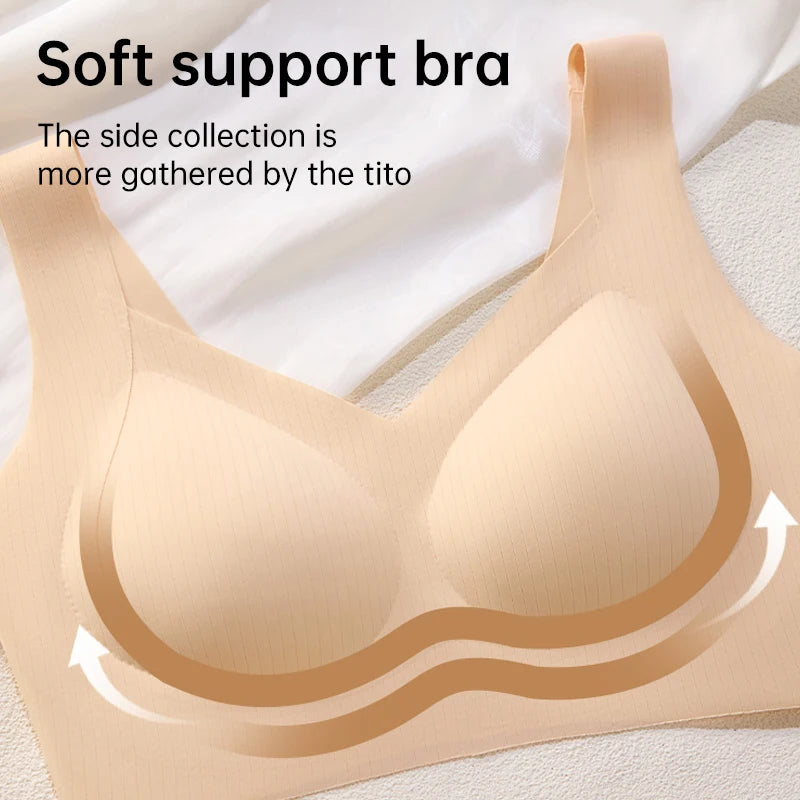 INTIMO SECRETS Soft Wireless Bra for Women