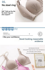 INTIMO SECRETS Plus Size Front Buckle Push-Up Bra – Adjustable & Comfortable