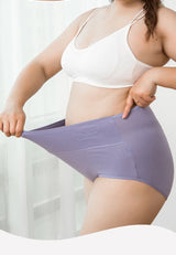 INTIMO SECRETS 4PCS High Waist Cotton Panties – Plus Size Women’s Lingerie