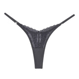 INTIMO SECRETS Women’s Sexy Lace Low-Rise Thong Panties