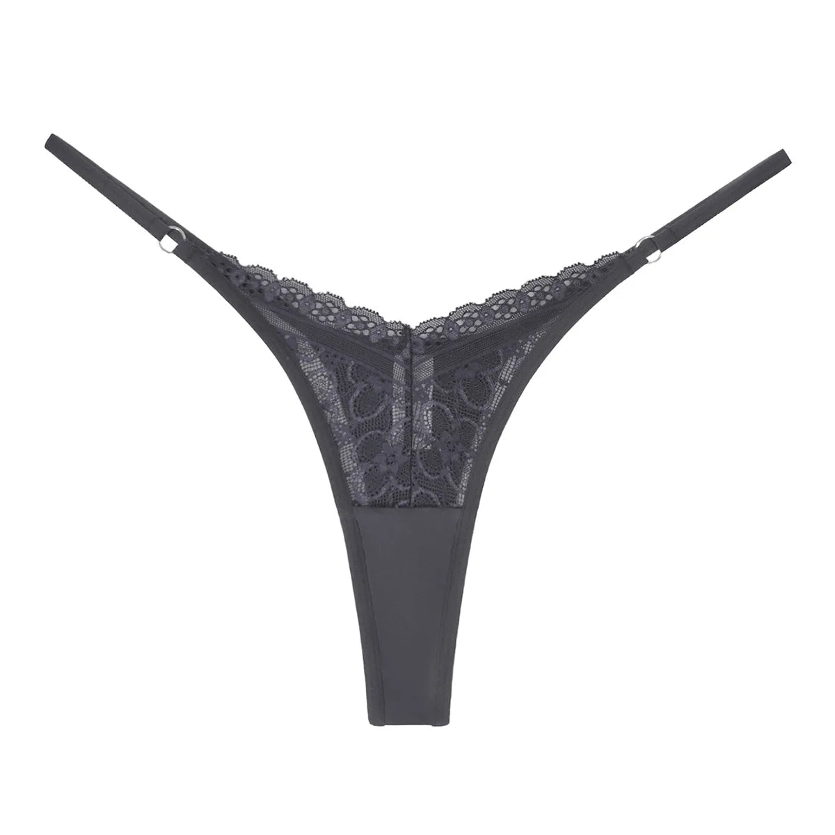 INTIMO SECRETS Women’s Sexy Lace Low-Rise Thong Panties