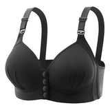 INTIMO SECRETS Plus Size Front Buckle Push-Up Bra – Adjustable & Comfortable