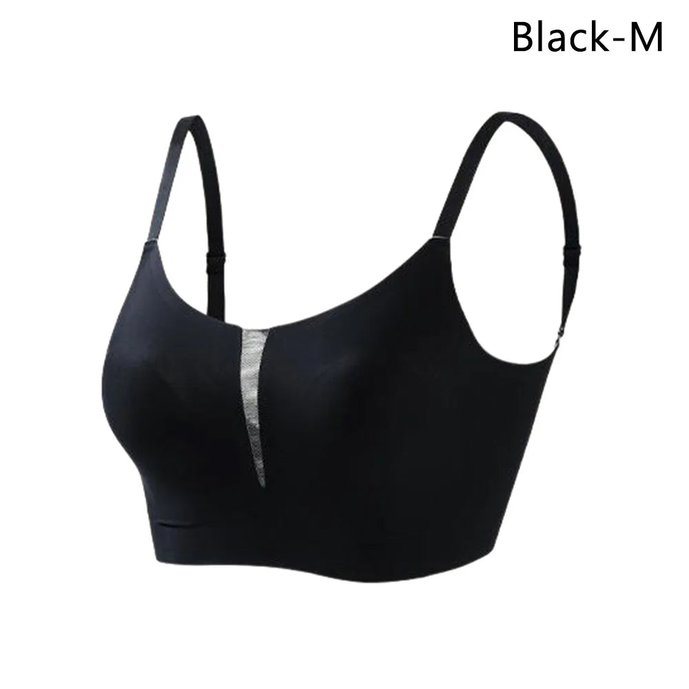 INTIMO SECRETS Leopard Print Wireless Minimizer Bra – Anti-Sag, Large Bust Support