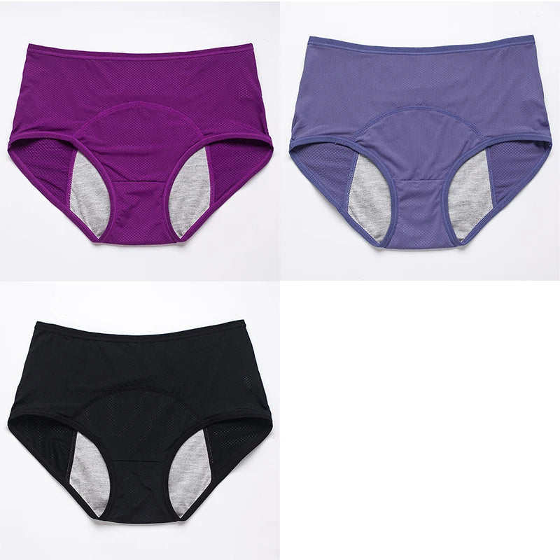 INTIMO SECRETS Leak-Proof Period Underwear – 3PCS Plus Size Women