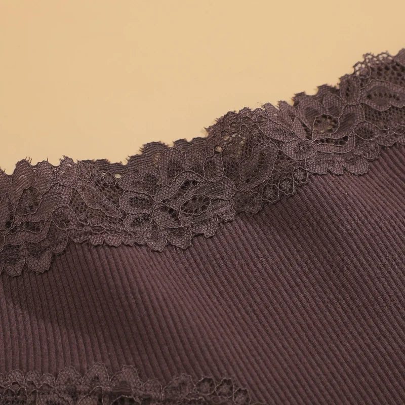 4Pcs/Set Women's Cotton Panties Lace Sexy Brazilian Pants Floral Lace Underwear Trendy Patchwork Briefs  Female Soft Underpants