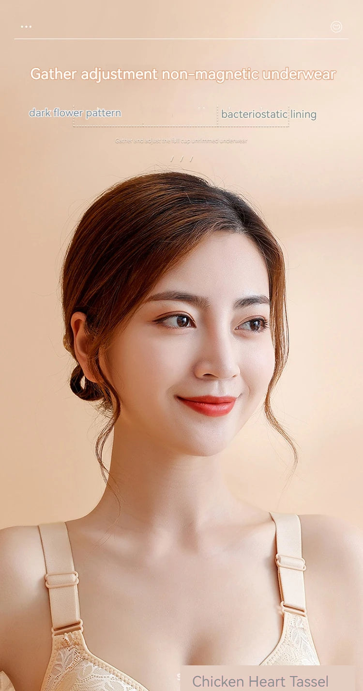 INTIMO SECRETS Large-Size Thin Underwire Bra – Comfortable, Breathable, Adjustable, Seamless