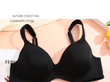 INTIMO SECRETS Plus Size Full Coverage Unlined Seamless Bra Wide Strap Wireless Push-Up