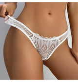 INTIMO SECRETS Lace Thong – Sexy Low-Rise G-String Panties for Women