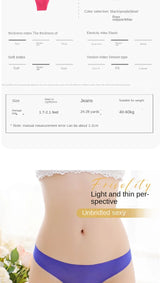 Sexy Ice Silk Panties Transparent Women Seamless Thong Underwear Low Waist Mesh G-string Lingerie трусы женские Ropa De Mujer