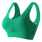 INTIMO SECRETS Women’s Wireless Sports Bra – Breathable Yoga Vest with Removable Pads