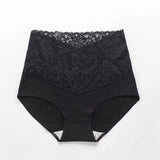 INTIMO SECRETS Women’s High-Waist Lace Cotton Panties – Comfortable & Sexy