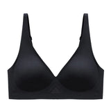 Wireless Deep V Seamless Bra for Women – Soft 3/4 Cup Hollow Out Comfort Lingerie