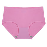 INTIMO SECRETS Plus Size Women’s Panties – Breathable Silk Satin 4PCS