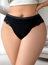 INTIMO SECRETS Plus-Size Seamless Women’s Low-Waist Briefs – Comfortable & Breathable