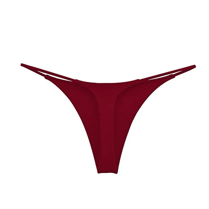 INTIMO SECRETS Ruffle Seamless G-String – Sexy Invisible Wave Thong
