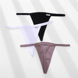 INTIMO SECRETS Cotton Thong – Seamless Low-Waist G-String Underwear for Women
