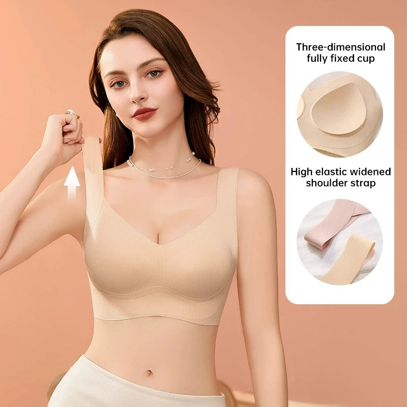 INTIMO SECRETS Soft Wireless Bra for Women