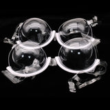 INTIMO SECRETS Women’s Transparent Push-Up Bra – Backless Invisible Bralette with Clear Straps