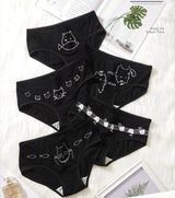 INTIMO SECRETS 3PCS Cartoon Print Cotton Panties – Plus Size Women’s Lingerie