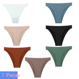 INTIMO SECRETS 7-Pack Women’s Seamless Thong & Brief Panties Set