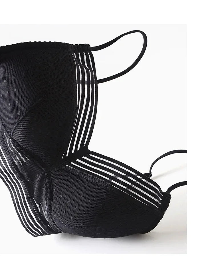 INTIMO SECRETS U-Shaped Backless Lace Bra – Wireless Invisible Lingerie