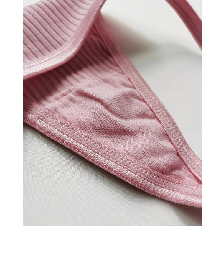 INTIMO SECRETS Cotton Thong – Sexy Low-Waist G-String Underwear for Women
