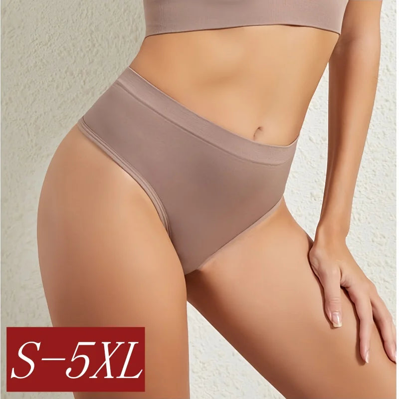 INTIMO SECRETS Seamless Women’s Thong – Low-Rise G-String, Breathable Sports Underwear S-5XL