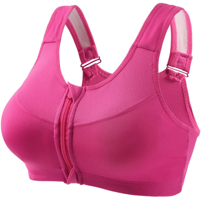 INTIMO SECRETS Women’s Deep U Sports Bra – Shockproof Yoga & Fitness Top