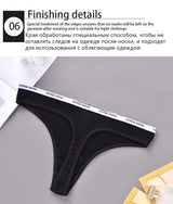 INTIMO SECRETS Cotton Soft Thong – Seamless Low-Rise Underwear for Women