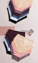 FINETOO 6Pcs Women's Cotton High Waist Panties Underwear Female Large Intimate Lingerie Briefs Woman Underpants Pantys Panties