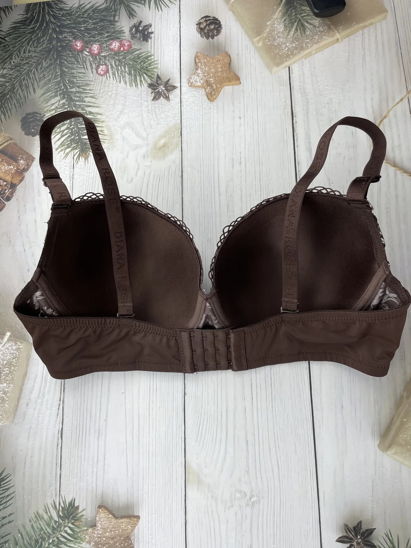 INTIMO SECRETS Diana Rose Underwire Bra – C/D/E Cup, Anti-Sag