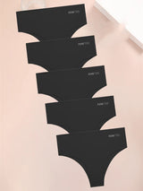 FINETOO 5PCS Women Seamless Plus Size Underwear Sexy High Waist Briefs Female Stretch Comfortable Traceless Lingerie XL-XXXXXL