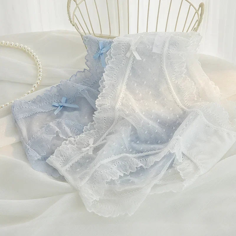 INTIMO SECRETS Women’s L-XL Sexy Lace Low-Waist Seamless Panties
