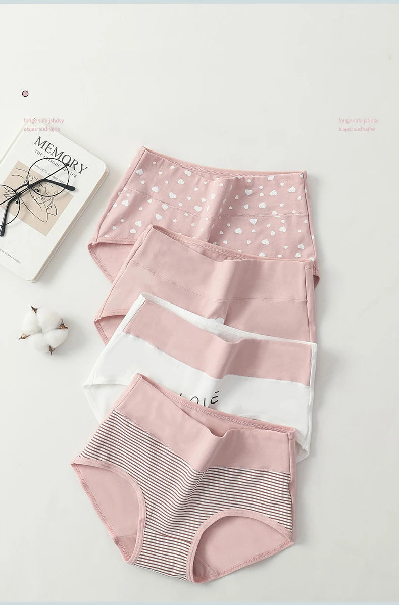 INTIMO SECRETS 4-Pack High Waist Panties – Plus Size Women’s Underwear